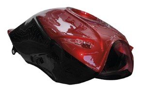 TANQUE DE GASOLINA NEGRO Y ROJO RT200
