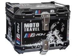 CAJA PORTA EQUIPAJE MATERIA ALUMINIO 45L UNIVERSAL